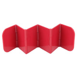 Taco Holder Stand Dishwasher Microwave Safe Stable Taco Rack Tray for Restaurant Kitchen Party Red - Top-Down View