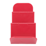 Taco Holder Stand Dishwasher Microwave Safe Stable Taco Rack Tray for Restaurant Kitchen Party Red - Close-Up Angle