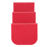 Taco Holder Stand Dishwasher Microwave Safe Stable Taco Rack Tray for Restaurant Kitchen Party Red