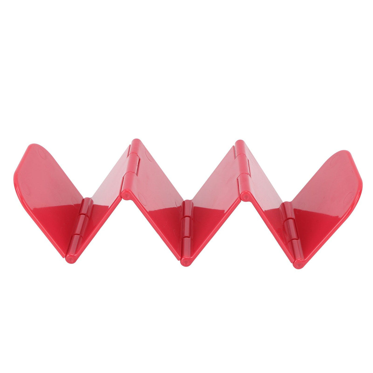 Taco Holder Stand Dishwasher Microwave Safe Stable Taco Rack Tray for Restaurant Kitchen Party Red