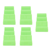 5PCS Taco Holder Stands Set Small Car Shape Wave Shape Taco Tray for Kitchen Restaurant Green