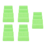 5PCS Taco Holder Stands Set Small Car Shape Wave Shape Taco Tray for Kitchen Restaurant Green