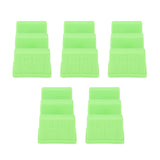 5PCS Taco Holder Stands Set Small Car Shape Wave Shape Taco Tray for Kitchen Restaurant Green