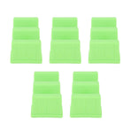 5PCS Taco Holder Stands Set Small Car Shape Wave Shape Taco Tray for Kitchen Restaurant Green