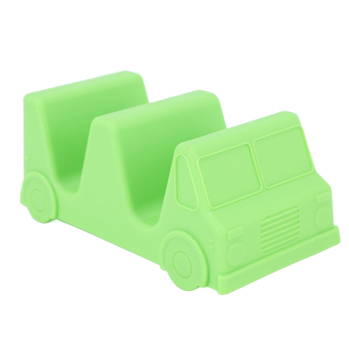 5PCS Taco Holder Stands Set Small Car Shape Wave Shape Taco Tray for Kitchen Restaurant Green