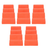 5PCS Taco Holder Stands Set Small Car Shape Wave Shape Taco Tray for Kitchen Restaurant Orange