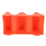 5PCS Taco Holder Stands Set Small Car Shape Wave Shape Taco Tray for Kitchen Restaurant Orange - Extra Image
