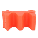 5PCS Taco Holder Stands Set Small Car Shape Wave Shape Taco Tray for Kitchen Restaurant Orange