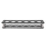 Wine Bottle Display Holder Acrylic Impact Resistant Decorative Wine Bottle Rack for Home Bar 1X6 6 Head Combination Cup Holder - Front View