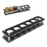 Wine Bottle Display Holder Acrylic Impact Resistant Decorative Wine Bottle Rack for Home Bar 1X6 6 Head Combination Cup Holder