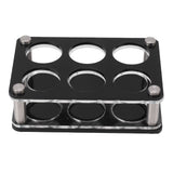 Wine Bottle Display Holder Acrylic Impact Resistant Decorative Wine Bottle Rack for Home Bar 2X3 6 Head Combination Cup Holder