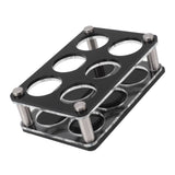 Wine Bottle Display Holder Acrylic Impact Resistant Decorative Wine Bottle Rack for Home Bar 2X3 6 Head Combination Cup Holder
