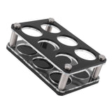 Wine Bottle Display Holder Acrylic Impact Resistant Decorative Wine Bottle Rack for Home Bar 2X3 6 Head Combination Cup Holder