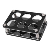 Wine Bottle Display Holder Acrylic Impact Resistant Decorative Wine Bottle Rack for Home Bar 2X3 6 Head Combination Cup Holder