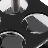 Wine Bottle Display Holder Acrylic Impact Resistant Decorative Wine Bottle Rack for Home Bar 2X3 6 Head Combination Cup Holder