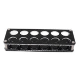 Wine Bottle Display Holder Acrylic Impact Resistant Decorative Wine Bottle Rack for Home Bar 2X6 12 Head Combination Cup Holder