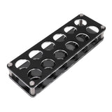 Wine Bottle Display Holder Acrylic Impact Resistant Decorative Wine Bottle Rack for Home Bar 2X6 12 Head Combination Cup Holder