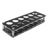 Wine Bottle Display Holder Acrylic Impact Resistant Decorative Wine Bottle Rack for Home Bar 2X6 12 Head Combination Cup Holder