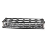 Wine Bottle Display Holder Acrylic Impact Resistant Decorative Wine Bottle Rack for Home Bar 2X6 12 Head Combination Cup Holder