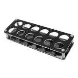 Wine Bottle Display Holder Acrylic Impact Resistant Decorative Wine Bottle Rack for Home Bar 2X6 12 Head Combination Cup Holder