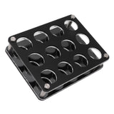 Wine Bottle Display Holder Acrylic Impact Resistant Decorative Wine Bottle Rack for Home Bar 3X4 12 Head Combination Cup Holder