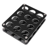 Wine Bottle Display Holder Acrylic Impact Resistant Decorative Wine Bottle Rack for Home Bar 3X4 12 Head Combination Cup Holder - 45-Degree Angle