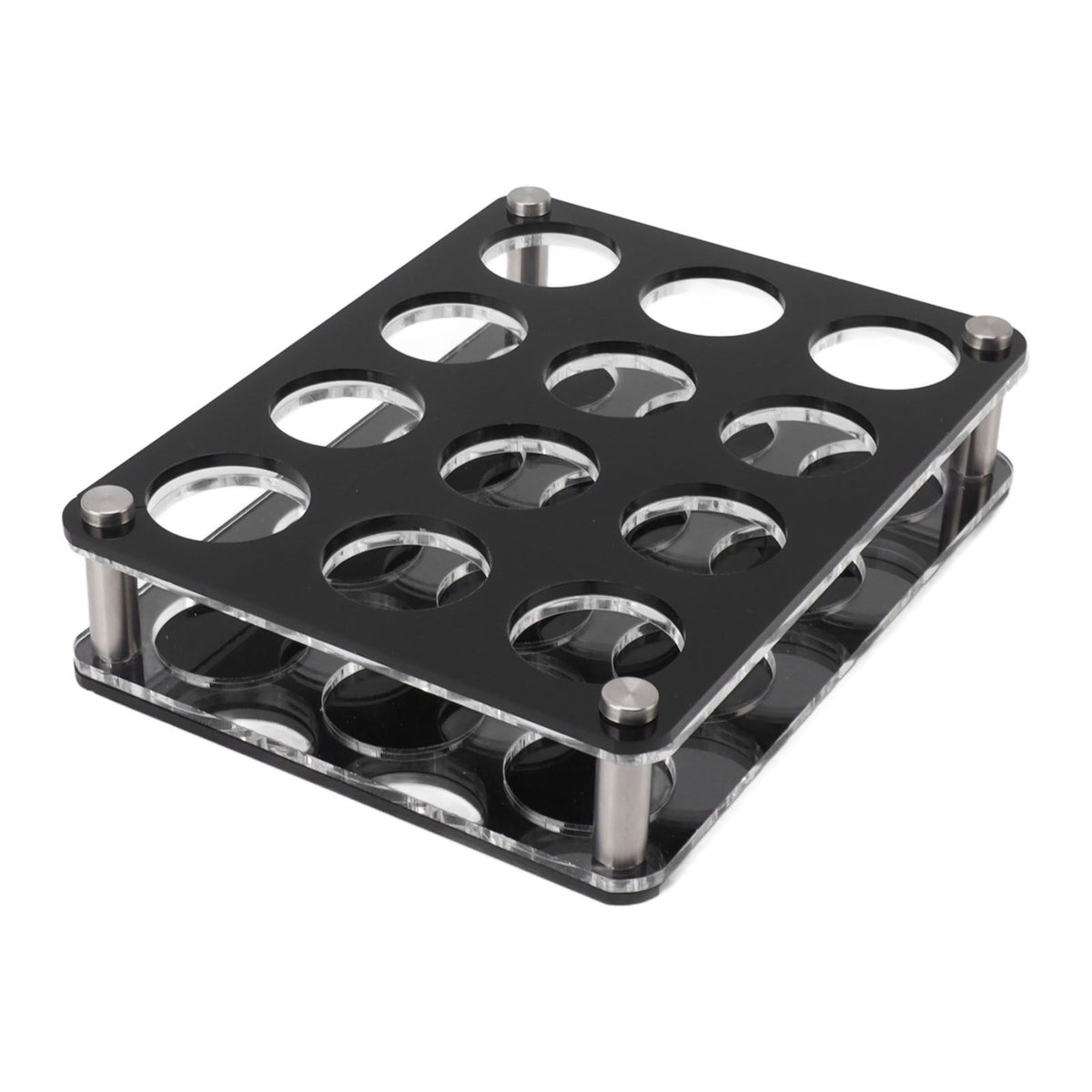 Wine Bottle Display Holder Acrylic Impact Resistant Decorative Wine Bottle Rack for Home Bar 3X4 12 Head Combination Cup Holder