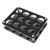 Wine Bottle Display Holder Acrylic Impact Resistant Decorative Wine Bottle Rack for Home Bar 3X4 12 Head Combination Cup Holder - Close-Up Angle