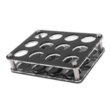 Wine Bottle Display Holder Acrylic Impact Resistant Decorative Wine Bottle Rack for Home Bar 3X4 12 Head Combination Cup Holder