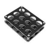 Wine Bottle Display Holder Acrylic Impact Resistant Decorative Wine Bottle Rack for Home Bar 3X4 12 Head Combination Cup Holder