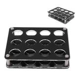 Wine Bottle Display Holder Acrylic Impact Resistant Decorative Wine Bottle Rack for Home Bar 3X4 12 Head Combination Cup Holder - Extra Image