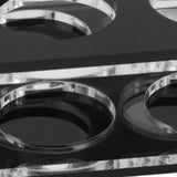 Wine Bottle Display Holder Acrylic Impact Resistant Decorative Wine Bottle Rack for Home Bar 3X4 12 Head Combination Cup Holder