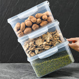 3pcs Drain Storage Basket Box Transparent Leakproof Food Storage Containers with Removable Colander for Fridge
