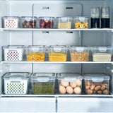 3pcs Drain Storage Basket Box Transparent Leakproof Food Storage Containers with Removable Colander for Fridge