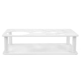 Bartender Kit Stand Detachable Space Saving Odorless Multipurpose Plastic Bartending Tool Holder for Bar Home White Large