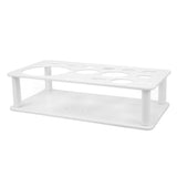 Bartender Kit Stand Detachable Space Saving Odorless Multipurpose Plastic Bartending Tool Holder for Bar Home White Large