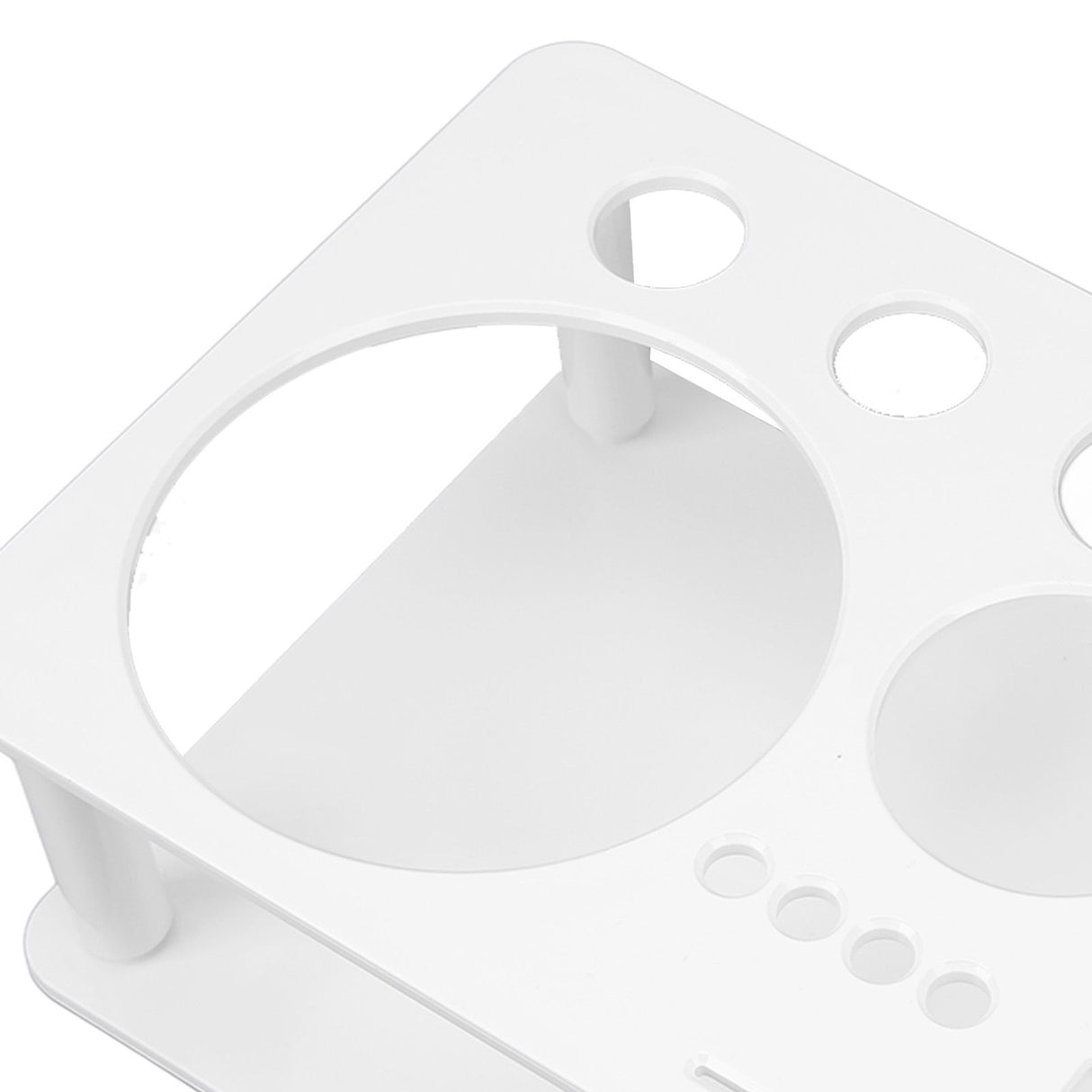 Bartender Kit Stand Detachable Space Saving Odorless Multipurpose Plastic Bartending Tool Holder for Bar Home White Large