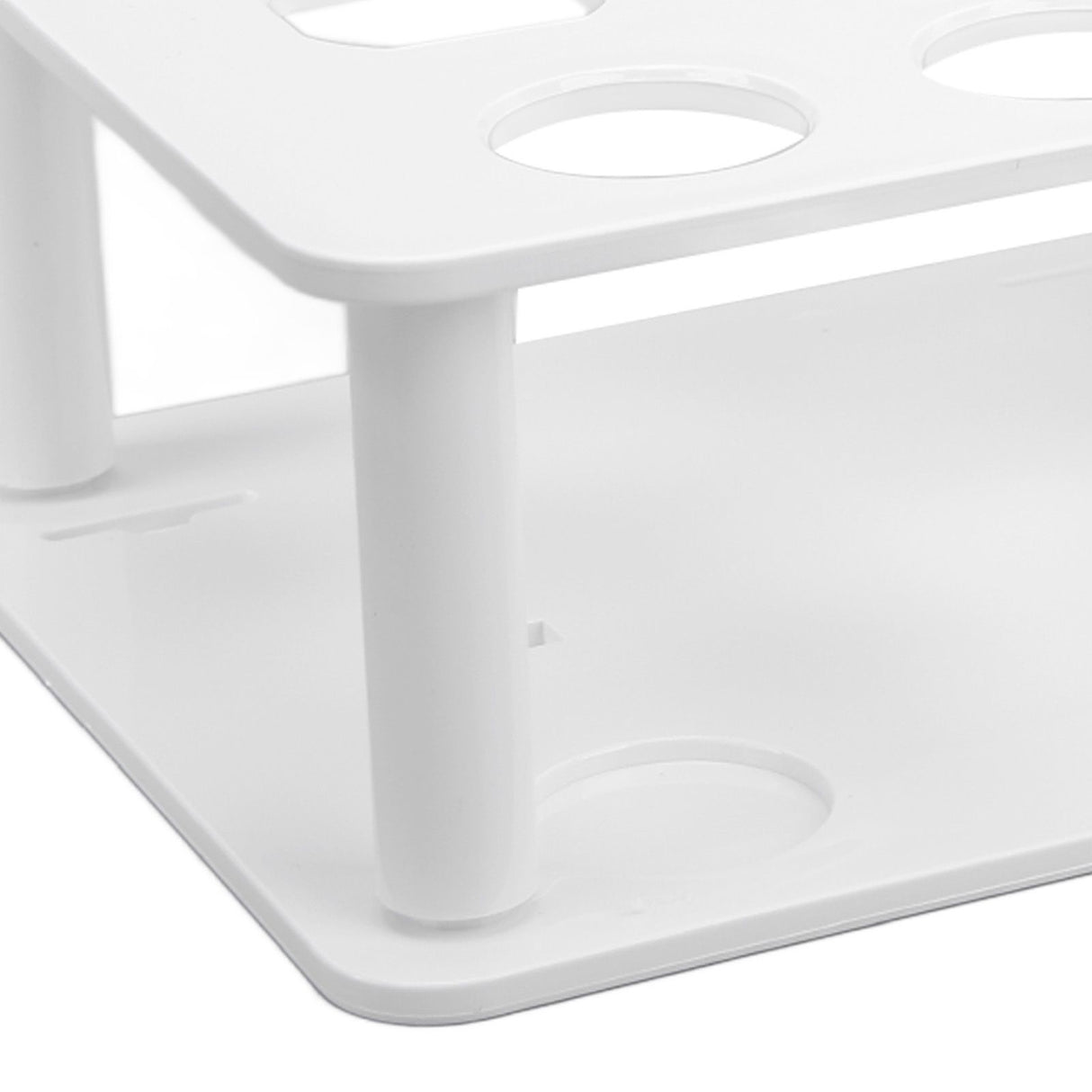 Bartender Kit Stand Detachable Space Saving Odorless Multipurpose Plastic Bartending Tool Holder for Bar Home White Large