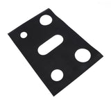 Stove Top Cover Protector PTFE Reusable Washable Heat Resistant Gas Stove Liner Guard for Gas Range Black - Top-Down View