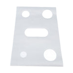 Stove Top Cover Protector PTFE Reusable Washable Heat Resistant Gas Stove Liner Guard for Gas Range Silver