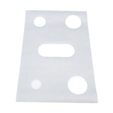 Stove Top Cover Protector PTFE Reusable Washable Heat Resistant Gas Stove Liner Guard for Gas Range Silver - Front View