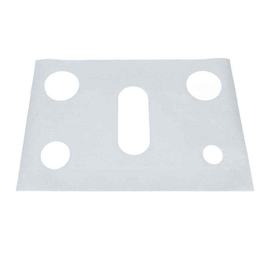 Stove Top Cover Protector PTFE Reusable Washable Heat Resistant Gas Stove Liner Guard for Gas Range Silver