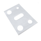 Stove Top Cover Protector PTFE Reusable Washable Heat Resistant Gas Stove Liner Guard for Gas Range Silver - Top-Down View
