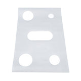 Stove Top Cover Protector PTFE Reusable Washable Heat Resistant Gas Stove Liner Guard for Gas Range Silver