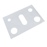 Stove Top Cover Protector PTFE Reusable Washable Heat Resistant Gas Stove Liner Guard for Gas Range Silver - Close-Up Angle