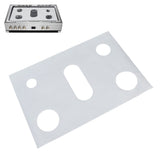 Stove Top Cover Protector PTFE Reusable Washable Heat Resistant Gas Stove Liner Guard for Gas Range Silver