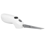 Battery Powered Knife Stainless Steel Cordless Electric Fillet Knife Portable Steak Knife for Home Restaurant Picnic