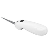 Battery Powered Knife Stainless Steel Cordless Electric Fillet Knife Portable Steak Knife for Home Restaurant Picnic - Close-Up Angle