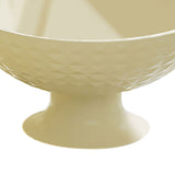 Fruit Tray Plate Holder Plastic Footed Snacks Vegetables Fruits Basket Bowl for Kitchen Counter Dining Room Tables Cream White