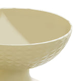 Fruit Tray Plate Holder Plastic Footed Snacks Vegetables Fruits Basket Bowl for Kitchen Counter Dining Room Tables Cream White - Low Angle